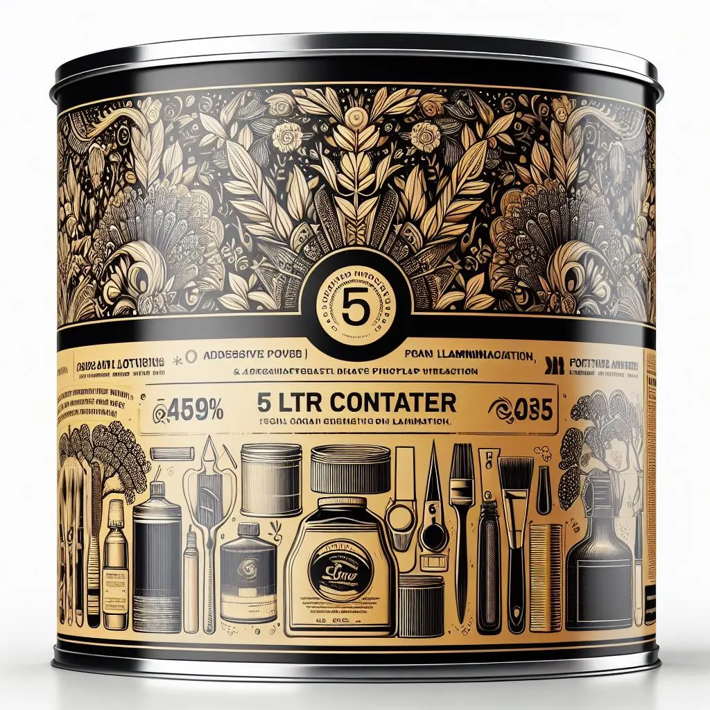 Revolutionizing Adhesive Packaging with 100% Leak-Proof 5 Ltr Tin Containers 5 5 ltr tin container - round - brown