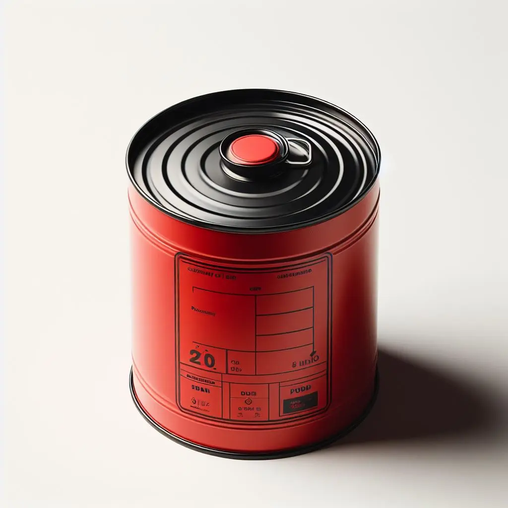 Revolutionizing Adhesive Packaging with 100% Leak-Proof 5 Ltr Tin Containers 3 5 ltr tin container - round - red
