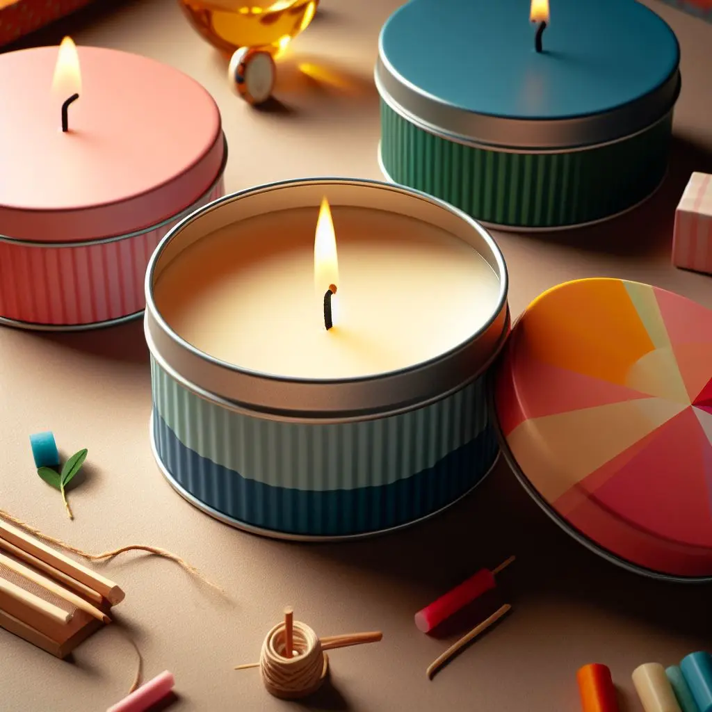 100% Leak Proof Candle Wax Tin Containers at Omni Cans 1 Candle Wax Tin Container