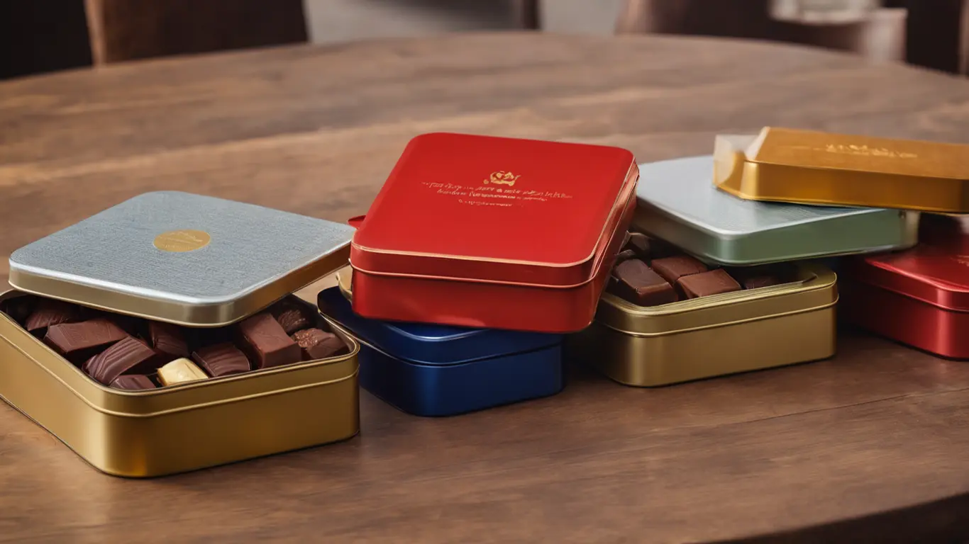 Chocolate Tin Containers 02
