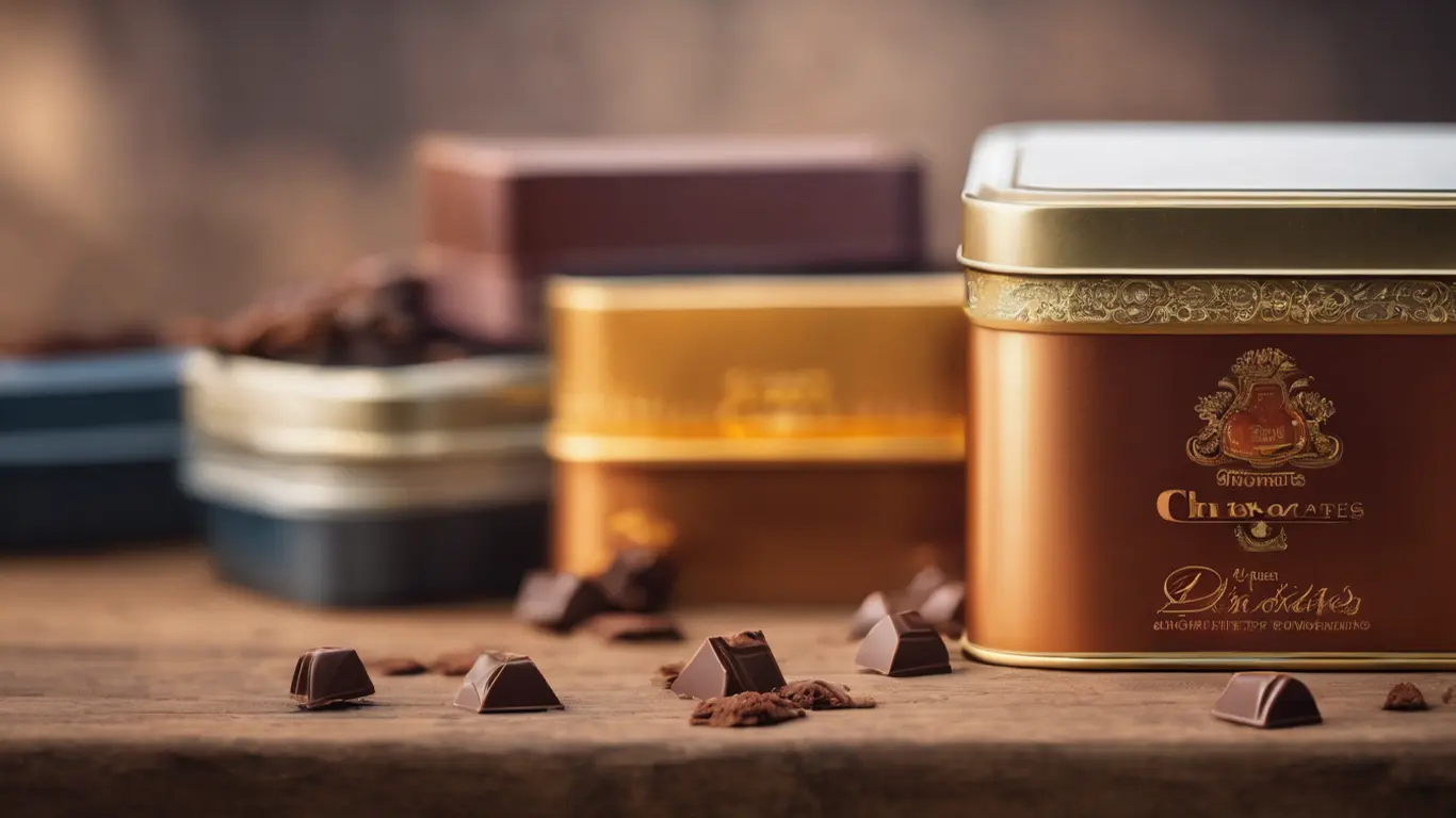 Chocolate Tin Containers 03
