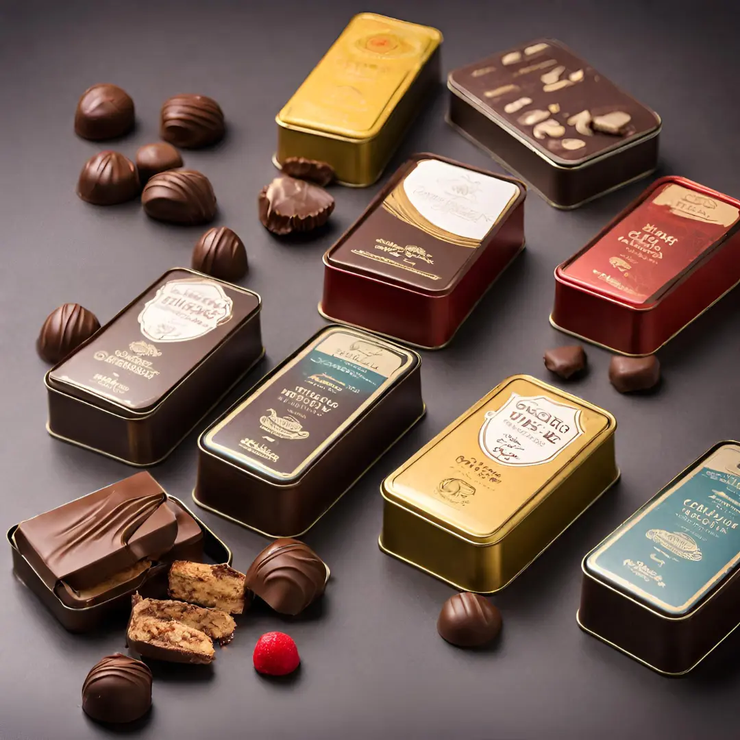 Chocolate Tin Containers 04